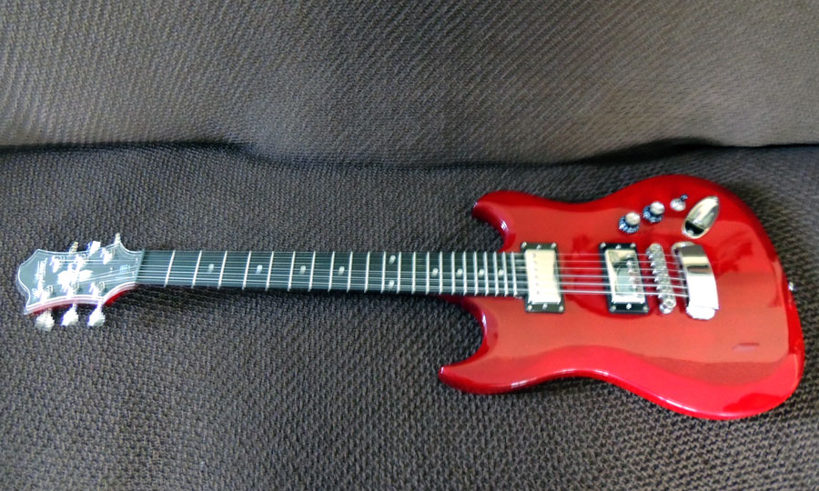 NEW HAGSTROM F200 6 STRING ELECTRIC GUITAR CHERRY RED eBay