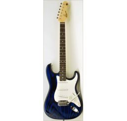 N Zaganin Spice St Transparent Blue Guitar
