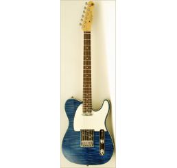 N Zaganin TL Top Plus Translucent Blue Guitar
