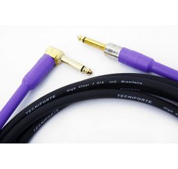 Tecniforte High Clear Reto Angle/Straight Instrument Cable Gold