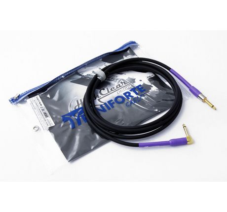 Tecniforte High Clear Reto Angle/Straight Instrument Cable Nickle